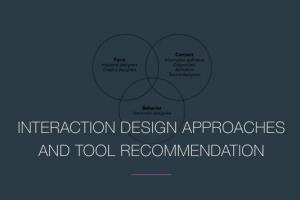 UX交互设计方法和工具概念