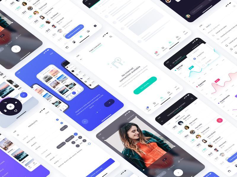 简洁清爽的appUi Kits