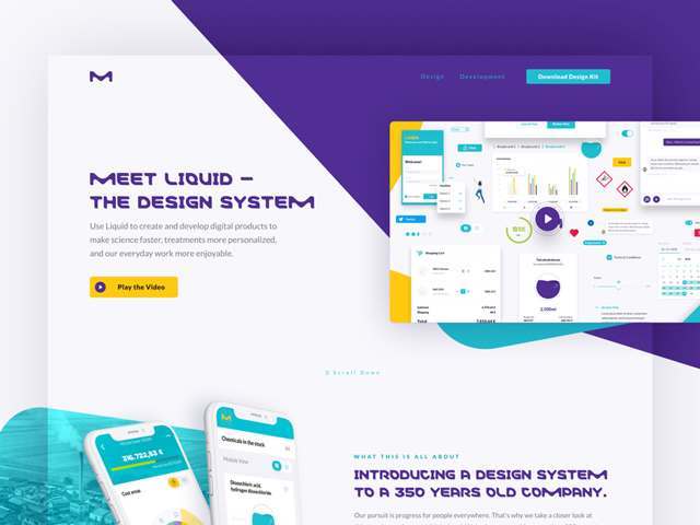 时尚简约的网页UIkits套件