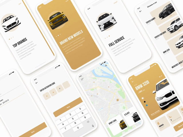 租车行业App Uikts套件