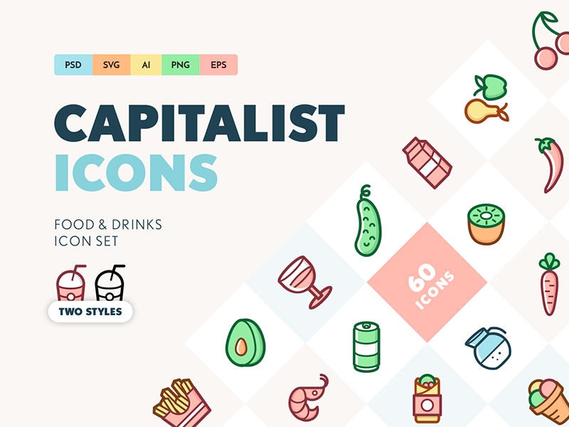 30个免费卡通食物水果icon