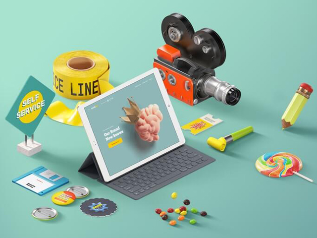 高清iPad 实物模型免费下载