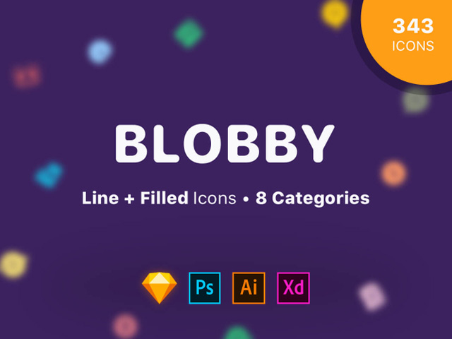 Blobby可爱卡通风icon下载
