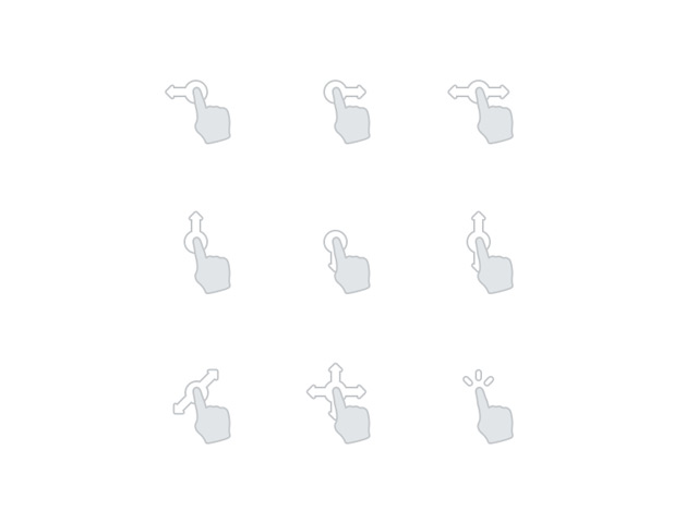 交互手势拖拽图标sketch素材