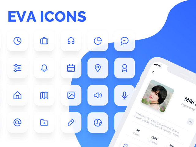 Eva Icons精美的开源图标