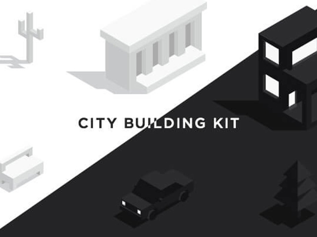 UI8·城市相关建筑插画UI KIT