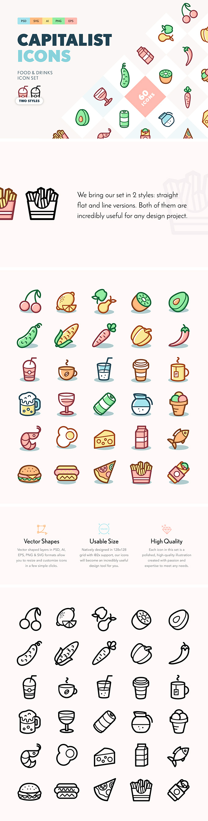 30个免费卡通食物水果icon